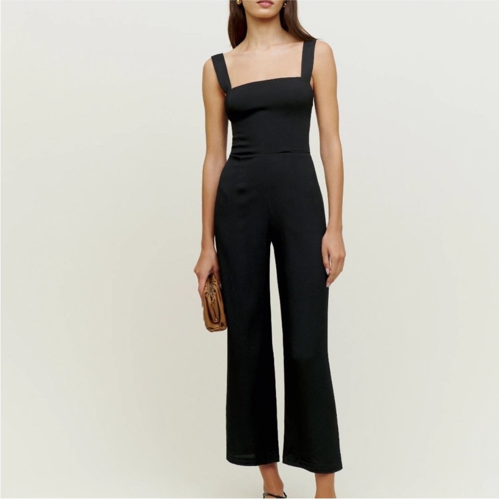 Reformation Ribbed Alva Jumpsuit Sleeveless - Picture 8 of 12